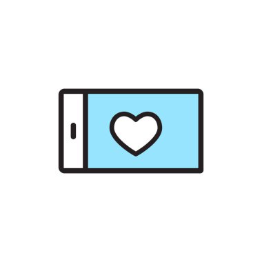 İzole akıllı telefon simgesi