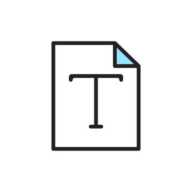 İzole edilmiş yeni kağıt simgesi