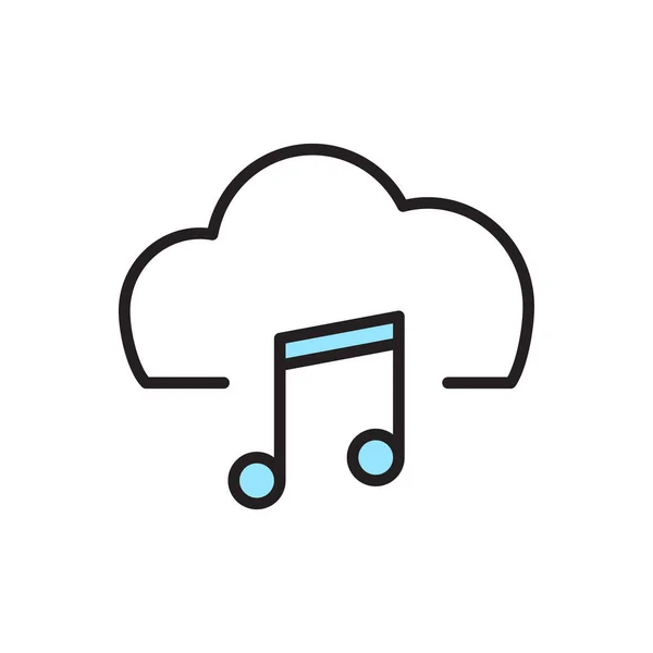 Isolated music icon — Διανυσματικό Αρχείο