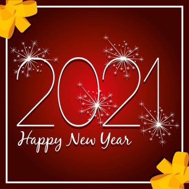 Yeni yılın tebrik kartı