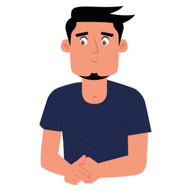 İzole edilmiş erkek kızlık zarı stili