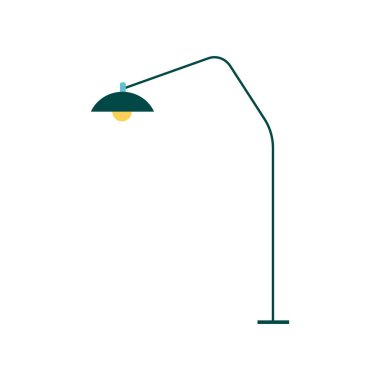 İzole edilmiş büyük lamba