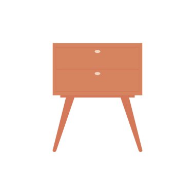 İzole edilmiş küçük masa