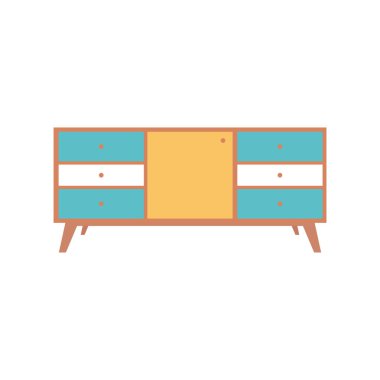 İzole edilmiş küçük masa