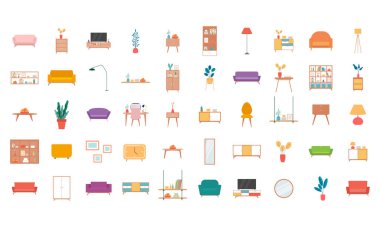 İzole edilmiş ev simgeleri