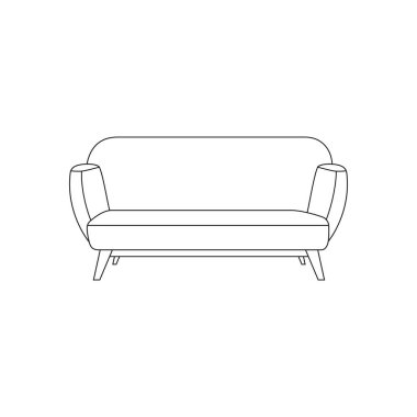 İzole kanepe çekimi