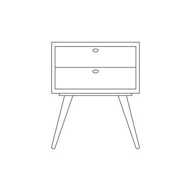 İzole edilmiş küçük tablo çizimi