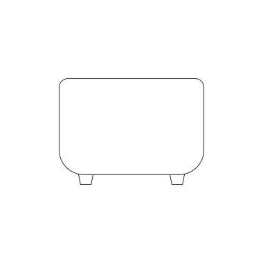 İzole sandalye çizimi