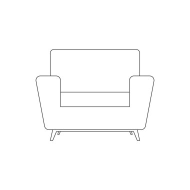 İzole kanepe çekimi