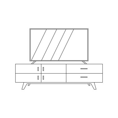 İzole edilmiş küçük tablo çizimi