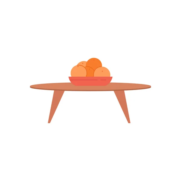 Petite table isolée — Image vectorielle