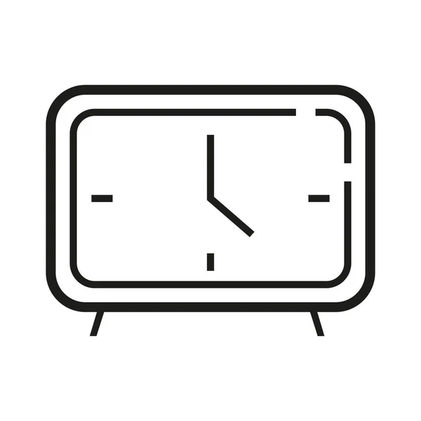 Dibujo de reloj aislado — Vector de stock