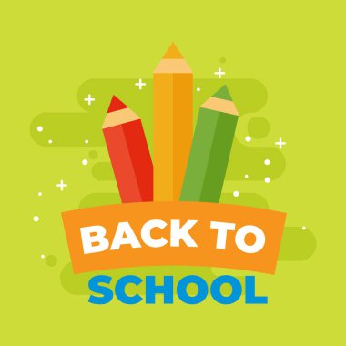 Kalemler. Okula dönün.