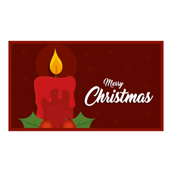 Tarjeta de navidad feliz — Vector de stock