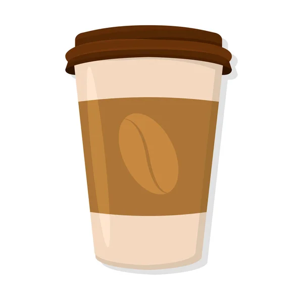 Copo de café reciclável da caixa Ilustrações De Stock Royalty-Free