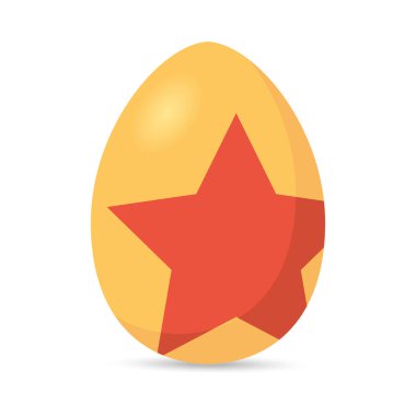 Ayrı renklerde dekore edilmiş Paskalya yumurtası.