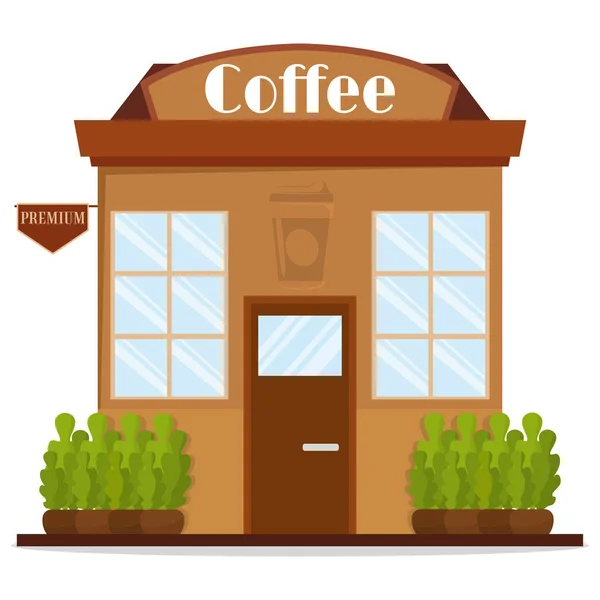 Café isolé — Image vectorielle