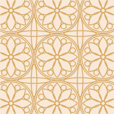 Arabesk. Çiçek desenli arka plan