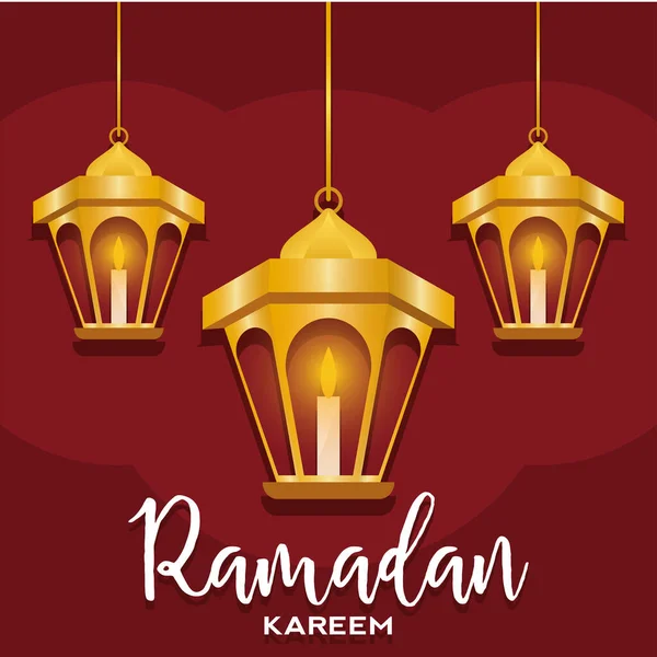 Ramadam Kareem affisch — Stock vektor