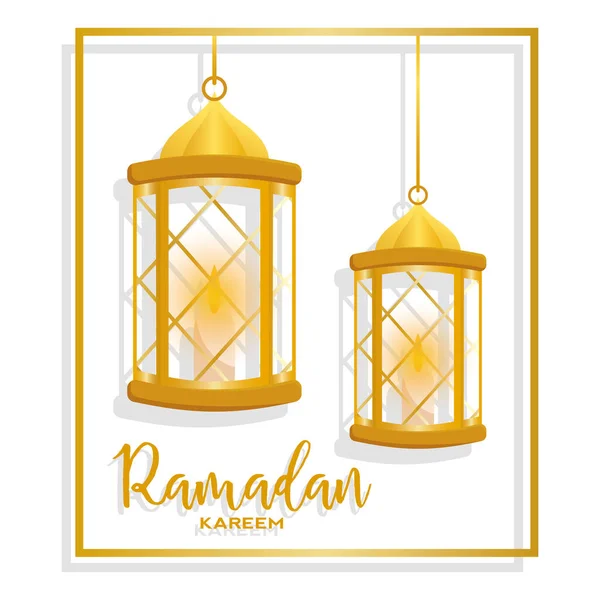 Poster van Ramadam Kareem — Stockvector