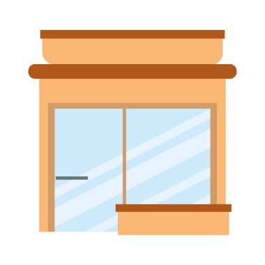 İzole edilmiş bir dükkan ikonu