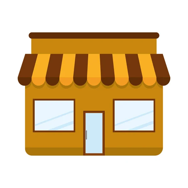İzole edilmiş bir dükkan ikonu — Stok Vektör