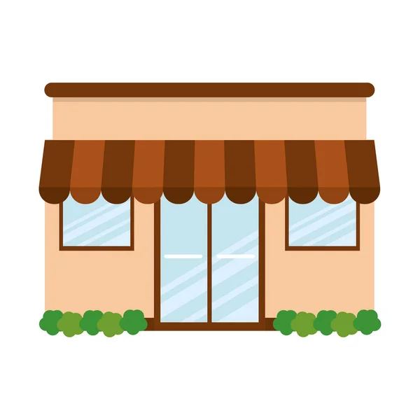 Isolated shop building icon — Stock Vector