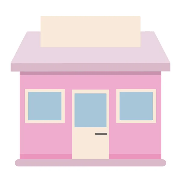 Isolated shop building icon — Stock Vector