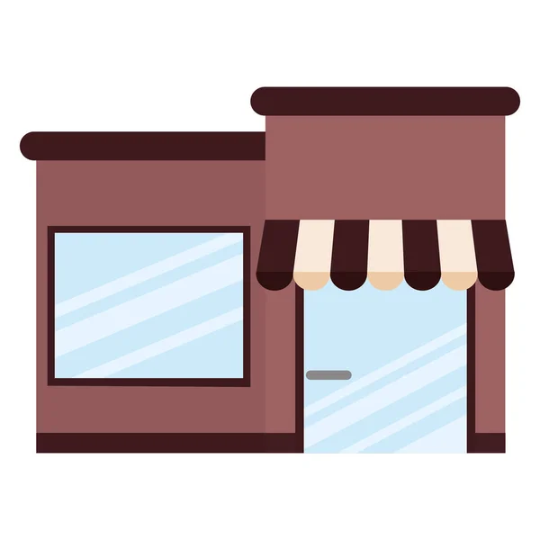 Isolated shop building icon — Stock Vector