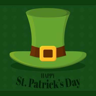 Aziz Patricks Günü posteri Elf şapkası