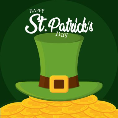 Aziz Patricks Günü Altın paralı Elf şapkası