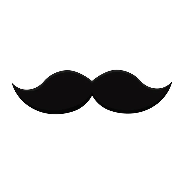 Isolated hipster mustache icon — Stock Vector