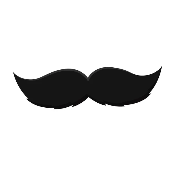 Isolated hipster mustache icon — Stock Vector