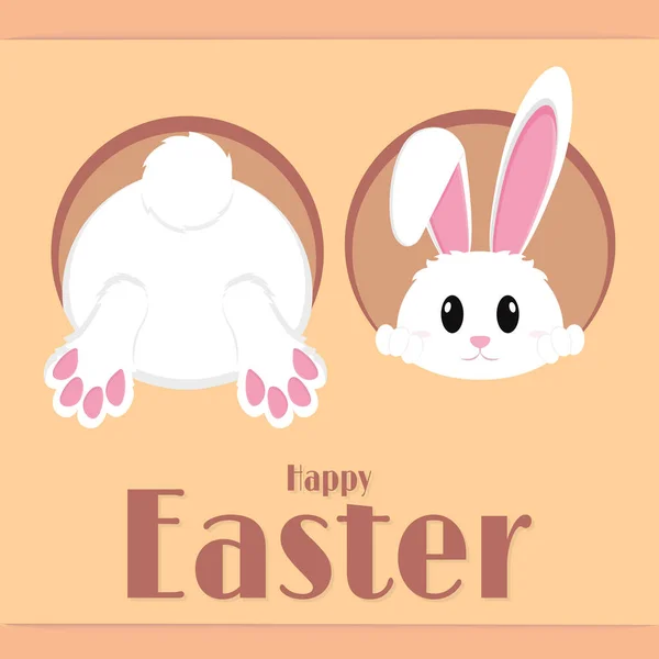 Happy easter poster — Stock Vector