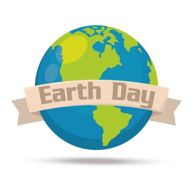 Dünya Günü posteri Dünya gezegeni