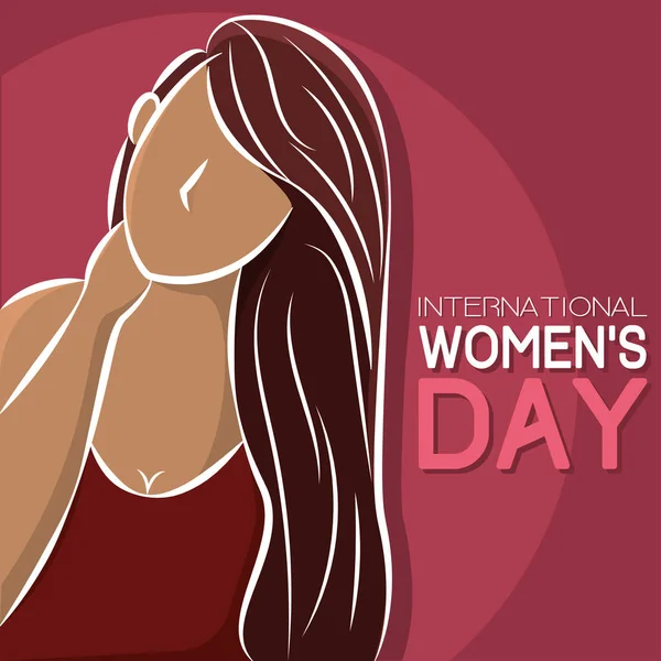 stock vector Sketch of a woman Women day