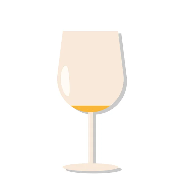 Icono aislado de vidrio de cerveza vacío — Vector de stock