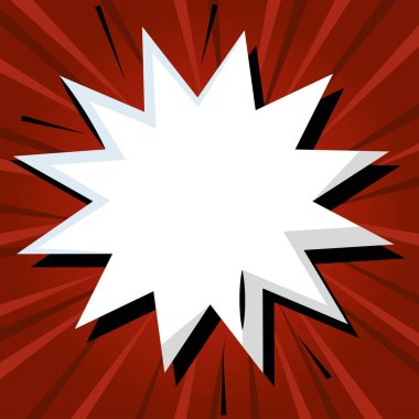 İzole edilmiş komik konuşma sohbet balonu