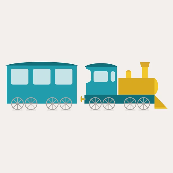 Train Toy — Stock Vector