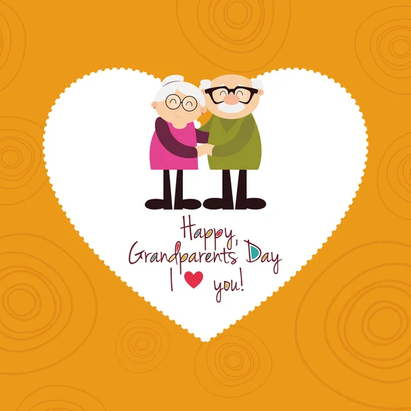 Grandparents day — Stock Vector