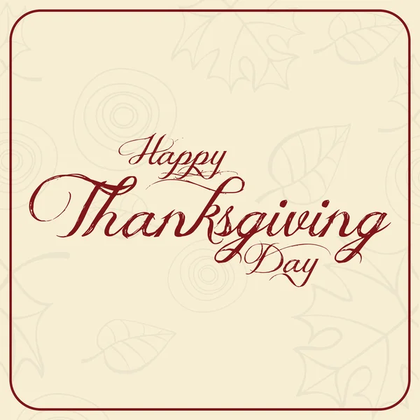 Thanksgiving Day — Stock Vector