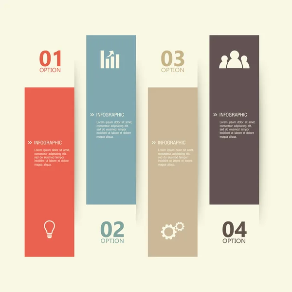 Quatre options — Image vectorielle