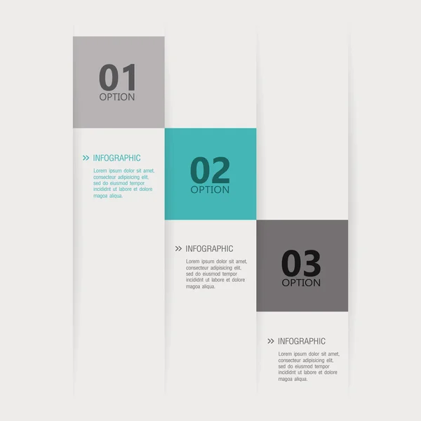 Drie opties — Stockvector