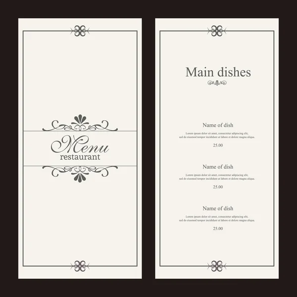 Menu — Image vectorielle