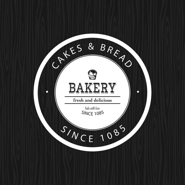 Bakery Food Label — Stock Vector