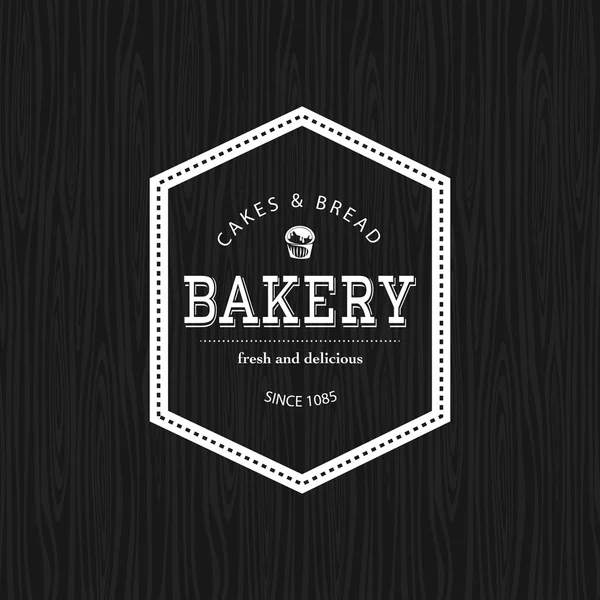 Bakery Food Label — Stock Vector