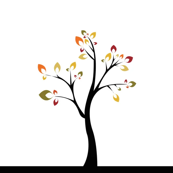 Αφηρημένη χαριτωμένο δέντρο — Διανυσματικό Αρχείο