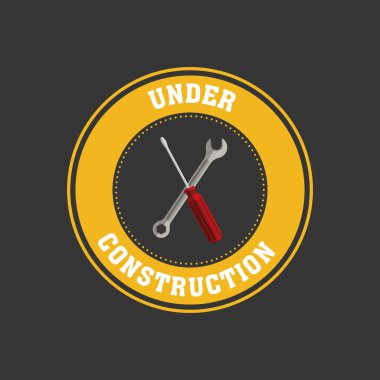 İnşaat simgesi altında