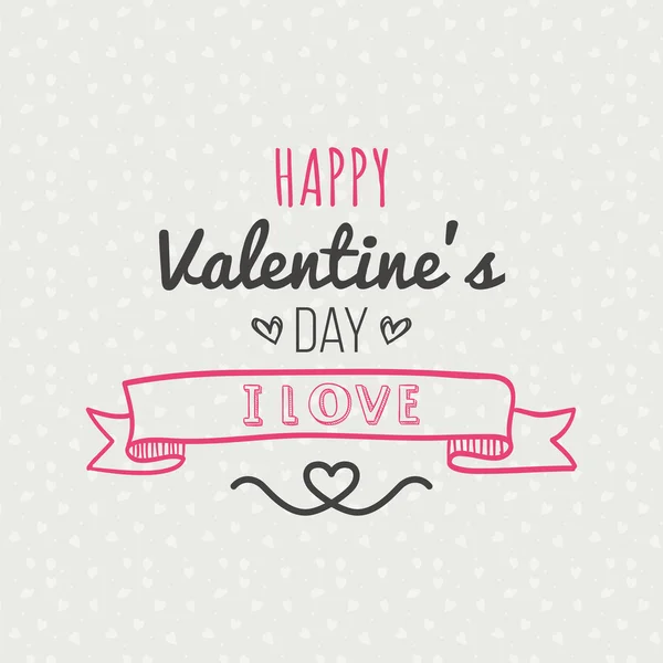 Happy valentines day — Stock Vector