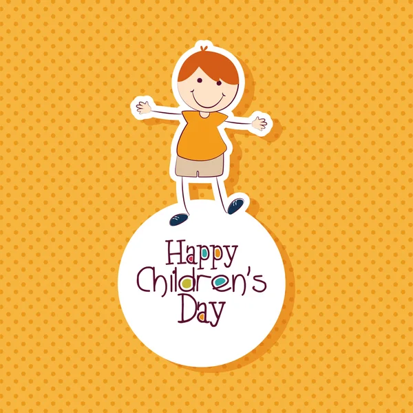 Щасливий дитячий день — стоковий вектор